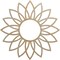 Ekena Millwork Daisy Wood Fretwork Pierced Ceiling Medallion, Birch, 24"OD x 8 3/8"ID x 3/8"T CMWP24X24X0375DABI - alternate 1